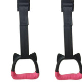 Maxbell Child Gymnastics Rings Cute Cat Head Handle 200kg Capacity for Arm Training 1m