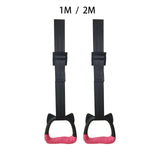 Maxbell Child Gymnastics Rings Cute Cat Head Handle 200kg Capacity for Arm Training 1m