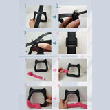 Maxbell Child Gymnastics Rings Cute Cat Head Handle 200kg Capacity for Arm Training 1m