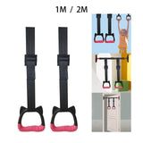 Maxbell Child Gymnastics Rings Cute Cat Head Handle 200kg Capacity for Arm Training 1m