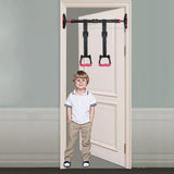 Maxbell Child Gymnastics Rings Cute Cat Head Handle 200kg Capacity for Arm Training 1m