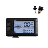 Maxbell Electric Bicycle LCD Display Panel USB Port DC 36V/48V for Electric Bicycle