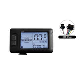 Maxbell Electric Bicycle LCD Display Panel USB Port DC 36V/48V for Electric Bicycle
