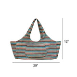 Maxbell Large Size Yoga Pilates Mat Bag with Side Pocket Duffle Bag for Fun Office Warm Decor