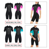 Maxbell Adults Wetsuit Scuba Diving Suit Short Sleeve for Canoeing Dive Surfing Women XS Black