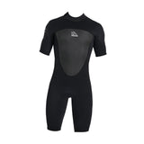 Maxbell Adults Wetsuit Scuba Diving Suit Short Sleeve for Canoeing Dive Surfing Men Black XL