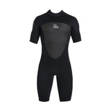 Maxbell Adults Wetsuit Scuba Diving Suit Short Sleeve for Canoeing Dive Surfing Men Black XXXL