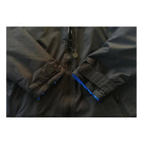 Maxbell Hooded Kids Changing Robe Jacket Suit Outwear Warm Rain Coat Surf Swim Parka Blue Black