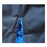 Maxbell Hooded Kids Changing Robe Jacket Suit Outwear Warm Rain Coat Surf Swim Parka Blue Black