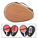 Maxbell Multifunction Table Tennis Racket Case Reusable Durable for Outdoor Training Brown