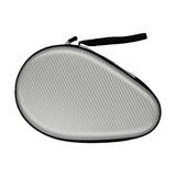 Maxbell Table Tennis Racket Bag EVA Wear Resistant Sturdy for Outdoor Training silver