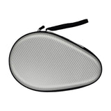 Maxbell Table Tennis Racket Bag EVA Wear Resistant Sturdy for Outdoor Training silver