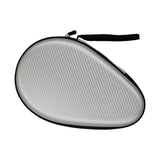 Maxbell Table Tennis Racket Bag EVA Wear Resistant Sturdy for Outdoor Training silver