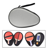 Maxbell Table Tennis Racket Bag EVA Wear Resistant Sturdy for Outdoor Training silver