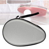 Maxbell Table Tennis Racket Bag EVA Wear Resistant Sturdy for Outdoor Training silver