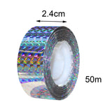 Maxbell Bird Scare Tape Ribbon Reflective Keep Birds Away for Goose Pigeon 50m