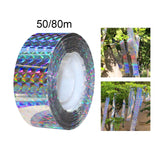 Maxbell Bird Scare Tape Ribbon Reflective Keep Birds Away for Goose Pigeon 50m