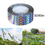 Maxbell Bird Scare Tape Ribbon Reflective Keep Birds Away for Goose Pigeon 50m