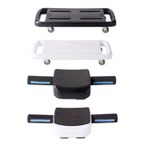 Maxbell Ab Roller Wheel 4 Wheel Core Workout Training Nonslip Ab Training Indoor Black