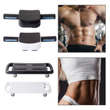 Maxbell Ab Roller Wheel 4 Wheel Core Workout Training Nonslip Ab Training Indoor Black