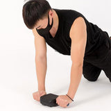 Maxbell Ab Roller Wheel 4 Wheel Core Workout Training Nonslip Ab Training Indoor Black