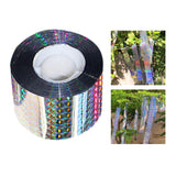 Maxbell Bird Scare Tape Stop Birds from Hitting Windows for Garden Outdoor 4.8cmx110m