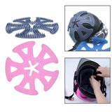 Maxbell Breathable Helmet Pad Reusable Flexible Helmets Padding for Electric Vehicle Black