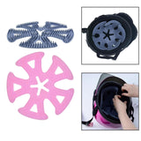 Maxbell Breathable Helmet Pad Reusable Flexible Helmets Padding for Electric Vehicle Black