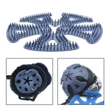Maxbell Breathable Helmet Pad Reusable Flexible Helmets Padding for Electric Vehicle Black