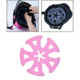 Maxbell Breathable Helmet Pad Reusable Flexible Helmets Padding for Electric Vehicle Pink