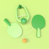 Maxbell Indoor Hanging Table Tennis Self Training Hand Eye Coordination with Hanger Green