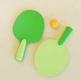 Maxbell Indoor Hanging Table Tennis Self Training Hand Eye Coordination with Hanger Green