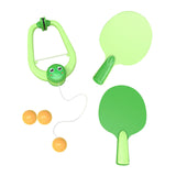 Maxbell Indoor Hanging Table Tennis Self Training Hand Eye Coordination with Hanger Green