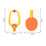 Maxbell Indoor Hanging Table Tennis Self Training Hand Eye Coordination with Hanger Orange