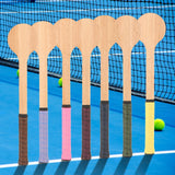 Maxbell Wooden Tennis Pointer Spoon Wooden Spoon 55x12cm for Training Beginner black orange