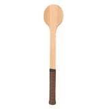 Maxbell Wooden Tennis Pointer Spoon Wooden Spoon 55x12cm for Training Beginner black orange