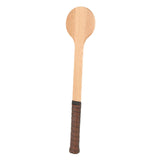 Maxbell Wooden Tennis Pointer Spoon Wooden Spoon 55x12cm for Training Beginner black orange