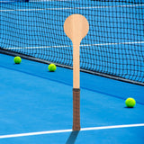 Maxbell Wooden Tennis Pointer Spoon Wooden Spoon 55x12cm for Training Beginner black orange