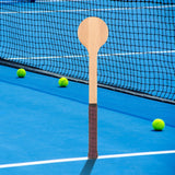 Maxbell Wooden Tennis Pointer Spoon Wooden Spoon 55x12cm for Training Beginner black pink