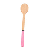 Maxbell Wooden Tennis Pointer Spoon Wooden Spoon 55x12cm for Training Beginner pink