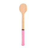 Maxbell Wooden Tennis Pointer Spoon Wooden Spoon 55x12cm for Training Beginner pink