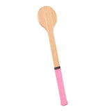 Maxbell Wooden Tennis Pointer Spoon Wooden Spoon 55x12cm for Training Beginner pink