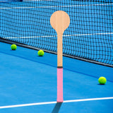 Maxbell Wooden Tennis Pointer Spoon Wooden Spoon 55x12cm for Training Beginner pink