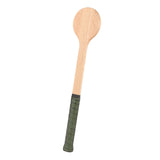 Maxbell Wooden Tennis Pointer Spoon Wooden Spoon 55x12cm for Training Beginner black green