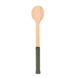 Maxbell Wooden Tennis Pointer Spoon Wooden Spoon 55x12cm for Training Beginner black green