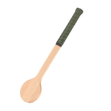 Maxbell Wooden Tennis Pointer Spoon Wooden Spoon 55x12cm for Training Beginner black green