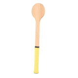 Maxbell Wooden Tennis Pointer Spoon Wooden Spoon 55x12cm for Training Beginner yellow