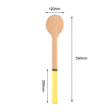 Maxbell Wooden Tennis Racket Sweet Spot for middle Hitting Starter Beginner Yellow