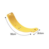 Maxbell Multifunctional Balance Board Rocking Games for Workout Training Accessory yellow