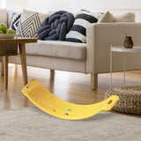 Maxbell Multifunctional Balance Board Rocking Games for Workout Training Accessory yellow